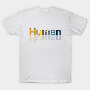 Human (Aroace pride flag) T-Shirt